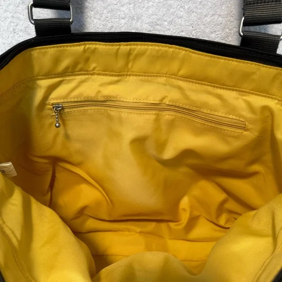 NWOT BAGGALLINI TOTE IN GRAY. 17” W x 10 1/2” H x 5” D. - Picture 7 of 10